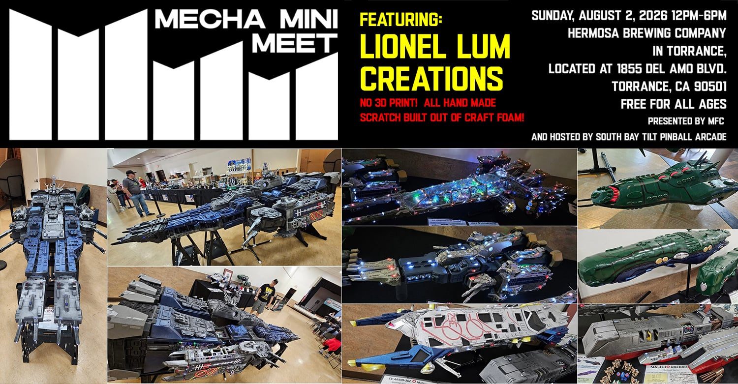Lionel Lum Creations mecha fleet